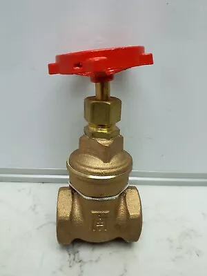 MILWAUKEE VALVE 105 1  Brass Gate Valve Class 125 1  FNPT Pipe Size 200 Psi Max • $18.99