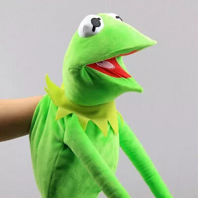 60cm Kermit The Frog Hand Puppet Full Body Muppet Sesame Street Plush Toy Prop • $26.39