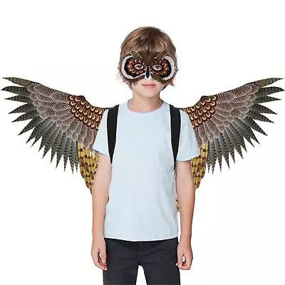 £16.76 • Buy Bird Wing Costume Accessories Child Kid Dress Up Eagle Owl Wing Photography Prop