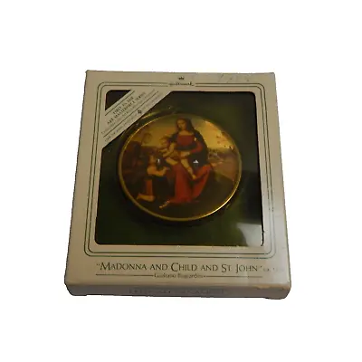Hallmark Keepsake Ornament Madonna And Child And St. John Art Masterpiece 1984 • $16.85