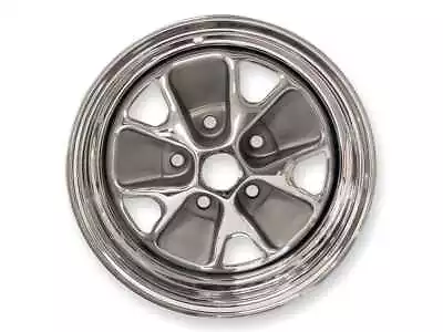 Mustang Wheel Styled Steel Chrome Correct Charcoal Center 5 Lug 15  X 7  64-70 • $217.95
