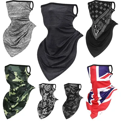 £6.32 • Buy Neck Tube & Face Mask Printed Design Mens Women Scarf Snood Bandana For Winter 