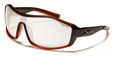 Mens Sunglasses Rectangle Sport Shield Mirrored Modern Translucent Color 400UV • $9.99