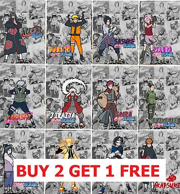 NARUTO SHIPPUDEN Anime Manga Sasuke Itachi Poster Art Print Wall Home Room Decor • £4.95