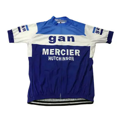 Retro GAN Mercier Cycling Jersey Tops Cycling Short Sleeve Jersey Cycling Shirt • $20.87