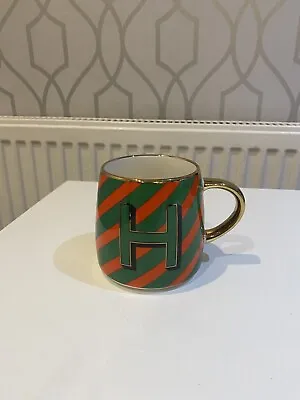 Letter H Initial Mug Christmas Cup Festive Mum Asda George Home New • £3