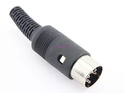 Microphone Mic Plug 5 Pin DIN Male By W5SWL • $3.29