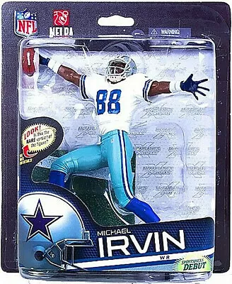 McFARLANE NFL Series 33_MICHAEL IRVIN 6 Inch Debut Figure_Dallas Cowboys_NEW_MIP • $49.99