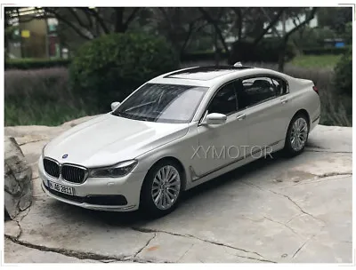 $90.85 • Buy 1/18 BMW All New 7 Series 750 Li 2017 Diecast Car Model Gifts White:Gray:Blue