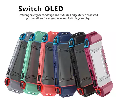 For Nintendo Switch OLED Controller Protective Grip Case Cover AU • $24.60