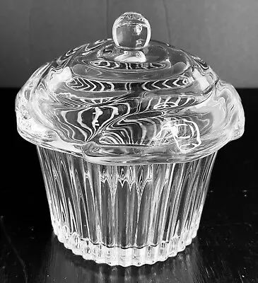 Godinger Shannon Crystal Sweet Shoppe Collection Cupcake Candy Dish • $12.99