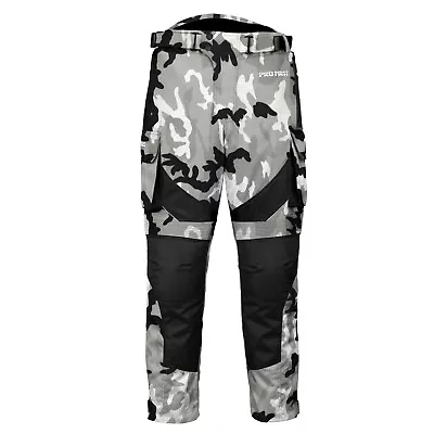 £54.62 • Buy Motorcycle Racing Textile Waterproof Trousers Motorbike Riding Removable Armours