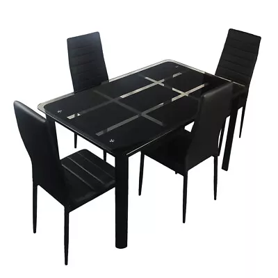 4 Piece PU Leather Chair Or Dinner Table Kitchen Dining Room Furniture US • $139.49