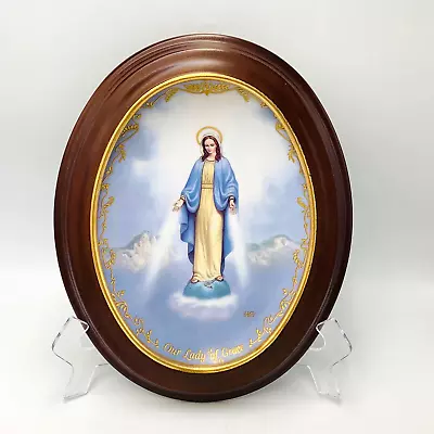 Bradford Exchange Religious Our Lady Of Grace Visions Of Our Lady Framed • $25