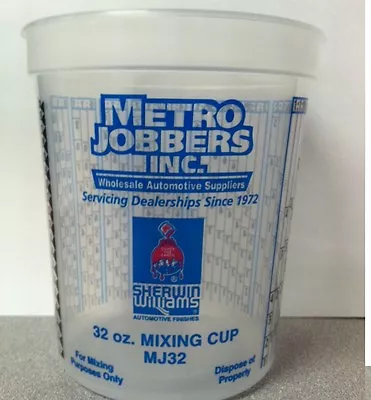 2 Cases Quart Plastic Paint Mixing Cups PPG Compare To EZMix 70032 200 Cups • $99.95