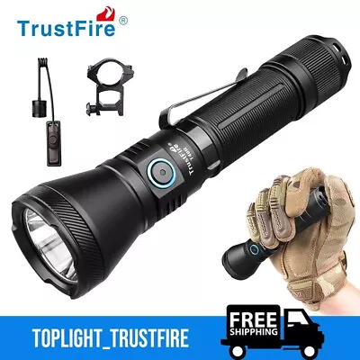 T40R 1800 LM Tactical Rechargeable LED Flashlight IP68 Waterproof Torch 5 Modes • $49.99