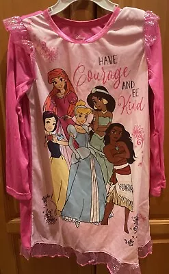 Disney Princess Girls Size 6 Pink Nightgown With Matching Doll Gown NWT • $19.99