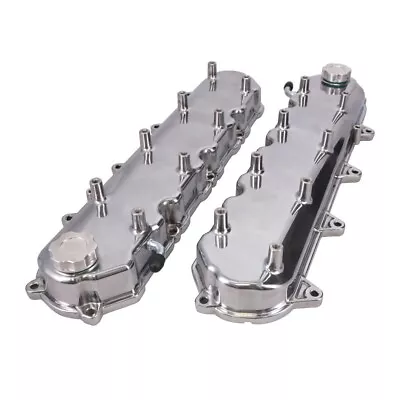 GM LT GEN V Polished Cast Aluminum Valve Covers W/ Coil Mounts LT1 LT4 L83 L86 • $179.95