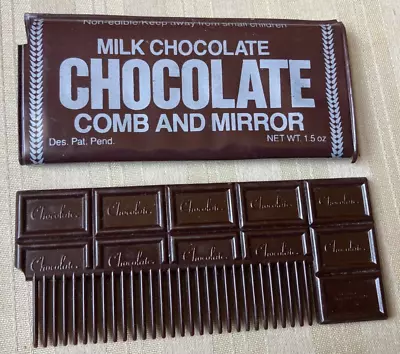 Vintage Advertising Novelty Milk Chocolate Comb And Mirror • $7.95