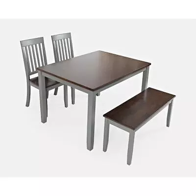 Decatur Lane Farmhouse 4 Piece Acacia Dining Set • $673.14