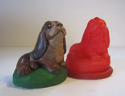 Latex Dog Moulds For Wax Or Plaster - Basset Hound Puppies • £4.25