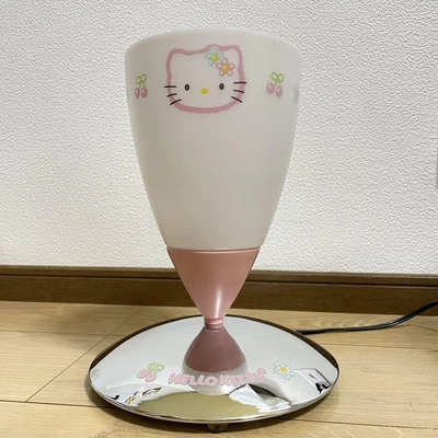 Hello Kitty 2000 Vintage Rare Desktop Lamp Cherry Kty-83014 From Japan • £104.45
