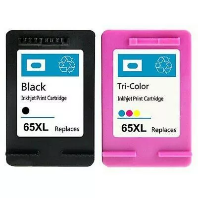 $12 • Buy Generic 65XL Ink Cartridges For HP Deskjet 2620 2621 2623 2624 2655 3720 3721