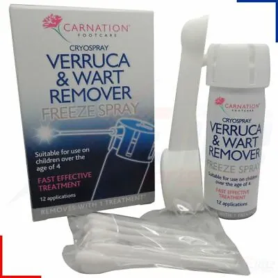 Carnation Cryospray Verruca And Wart Remover Freeze Spray Easy Use Chiropody • £13.45