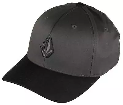 Volcom Full Stone Flexfit Hat - Asphalt / Black - New • $29.95