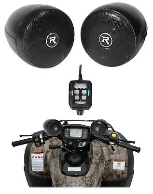 Rockville Bluetooth ATV Audio System W/ Handlebar Speakers For Can-Am Outlander • $89.95