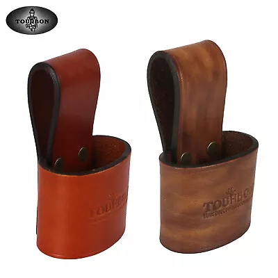 TOURBON Leather Axe Handle Holster Hatchet Sheath Hammer Holder Wrench Tool Belt • $16.99