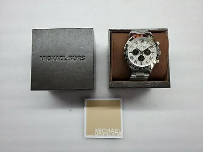 Michael Kors Layton Chronograph Stainless Steel Women's Watch Mk5977 New • $199.95