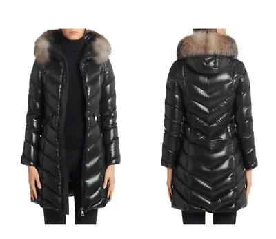 Moncler Fulmarus Long Down Jacket Women Black Size 1 • $2299