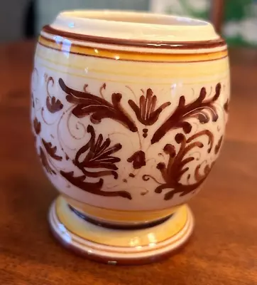 Vintage MCM Marmaca Rep. Of San Marino Ceramic Egg Cup ? Vase ? • $25