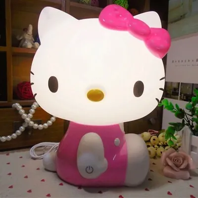 New Cute Hello Kitty Led Lamp Touch Led Night Light Girls Gift New • $46.18