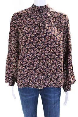 Vanessa Bruno Womens Paisley Print Blouse Multi Colored Size EUR 36 • $34.81