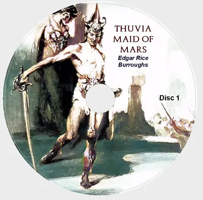 THUVIA MAID OF MARS By Edgar Rice Burroughs 5 Audio CD Unabridged English • $13.19