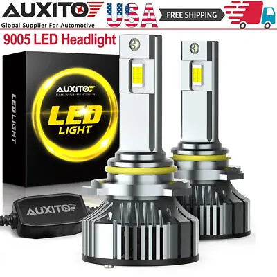 AUXITO 9005 HB3 LED Bulbs High Low Beam Headlight 200W 6500K White Super Bright • $43.69