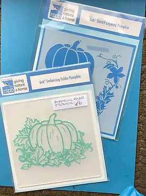 £6 • Buy An Rspb Embossing Folder And Stencil Set