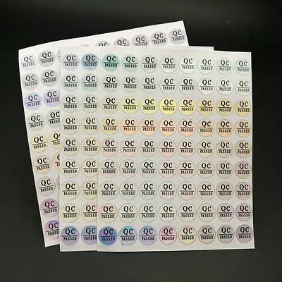 2000PCS  QC Passed  Round Circular Self-Adhesive Stickers - Laser • $10