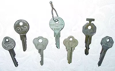 Vintage Auto Accessory Key Lot Basco GM GAS Yale Crown Hurd Linden Independent • $12.99