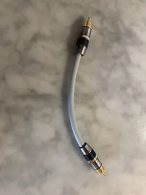 MONSTER CABLE Mseries M35I SWHT Subwoofer Interconnect (6 INCHES) • $10