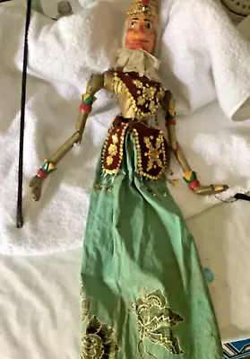 Vintage Pelham Puppet Type Jester Marionette 2 Feet Tall • $50