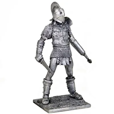 Roman Gladiator. Tin Toy Soldiers. 54mm Miniature Figurine. Metal Sculpture • $9.99