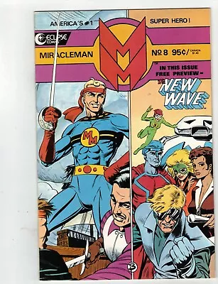 Miracleman # 8  Eclipse  Alan Moore Garry Leach Super-Hero VF/NM • $6