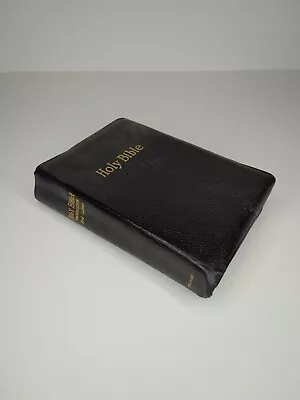 Holy Bible Holman Red Letter Leather Bound First Edition New Plates Antique VTG • $25