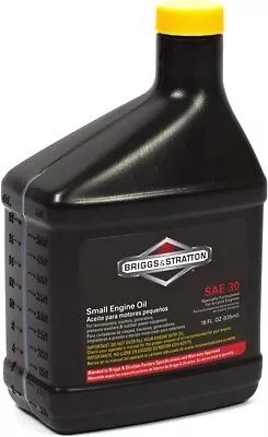 Briggs And Stratton 100005 SAE30 Engine Oil 18 Oz Bottle Lawn Mower Oil • $8.99