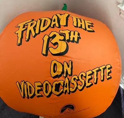 FRIDAY THE 13th Video Store PROMO Inflatable Pumpkin JASON ----FREE SHIPPING!!!! • $279.95