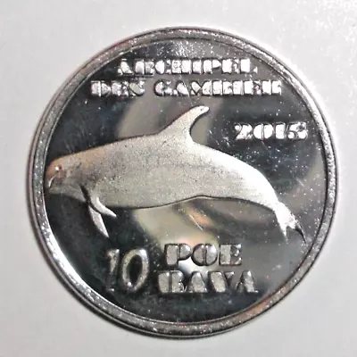 2015 Gambier Coin 10 Poe Rava Orca Killer Whale Fish Animal Ocean Wildlife • $4.49