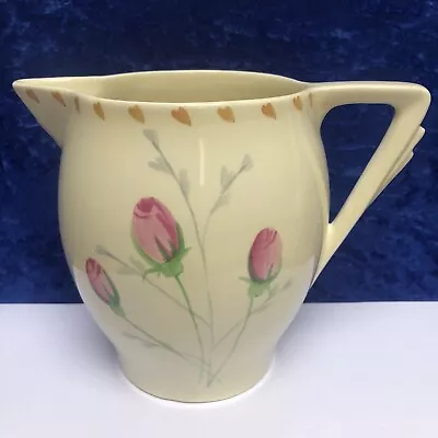 Weatherby Hanley 'ROYAL FALCON WARE' Art Deco 5.5'' Rosebuds Jug C.1930's VGC • £11.99